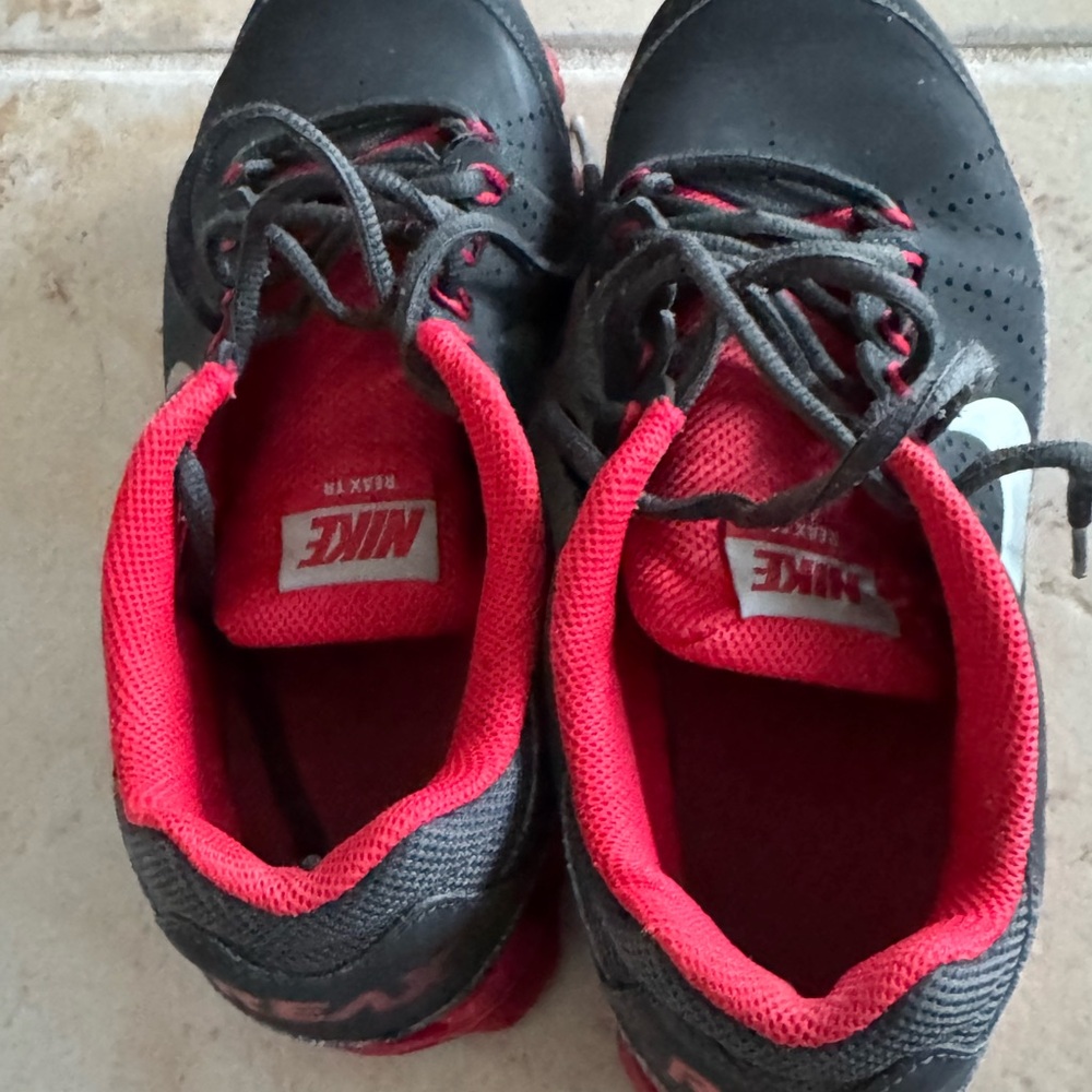 Nike Black and Red Athletic Sneakers